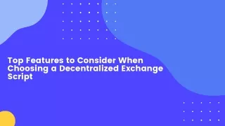 top features to consider when choosing