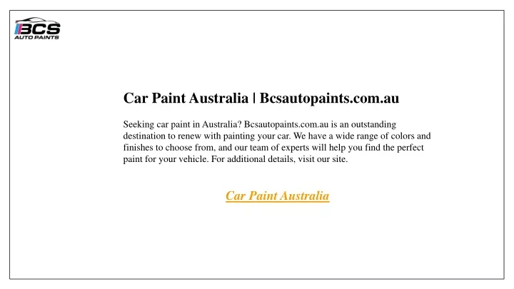 car paint australia bcsautopaints com au seeking