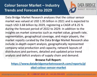 Colour Sensor Market
