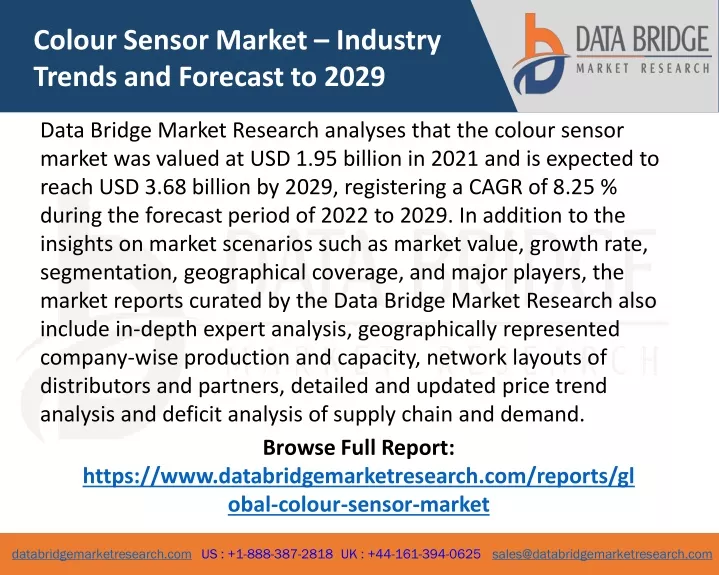 colour sensor market industry trends and forecast