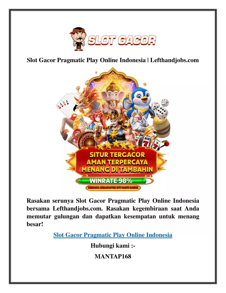 slot gacor pragmatic play online indonesia