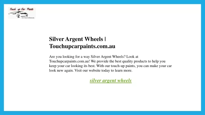 silver argent wheels touchupcarpaints