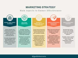 Juan Pablo Berroeta | Tips for Building an Effective Marketing Strategy