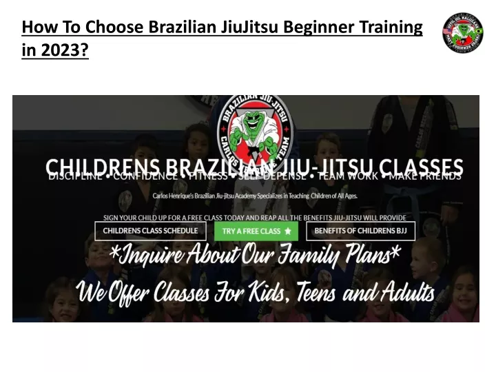 how to choose brazilian jiujitsu beginner