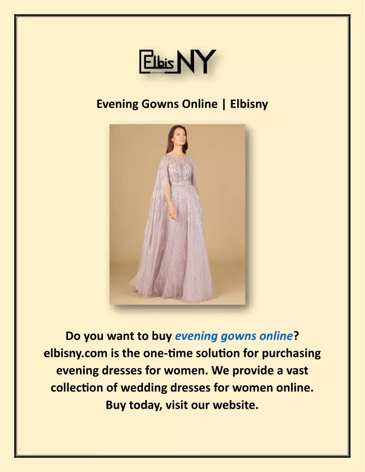 evening gowns online elbisny