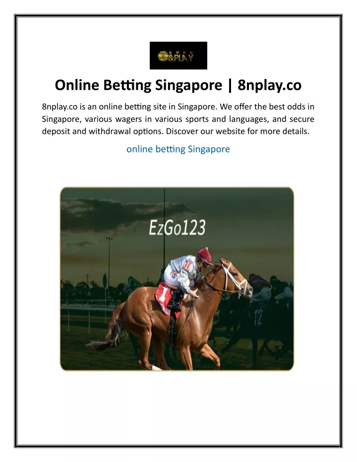 online betting singapore 8nplay co