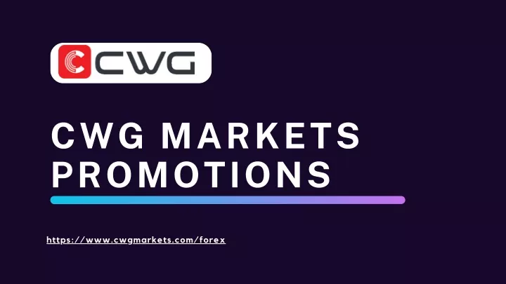 cwg markets promotions