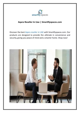 Aqara Reseller In Uae  Smartifyspaces