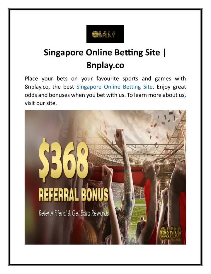 singapore online betting site 8nplay co