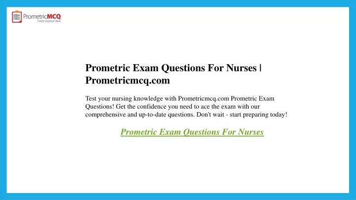 prometric exam questions for nurses prometricmcq