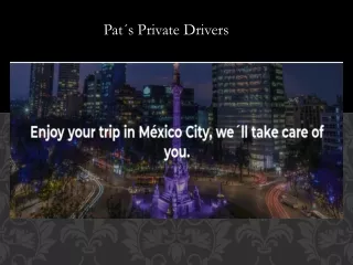 Pat´s Private Drivers