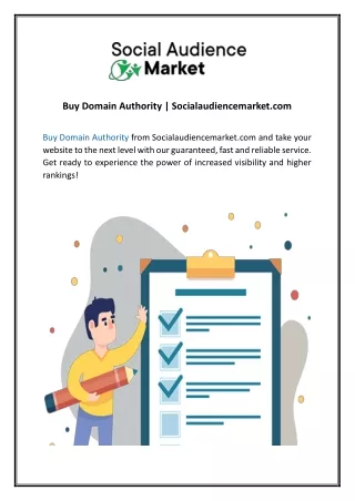 Buy Domain Authority  Socialaudiencemarket 1