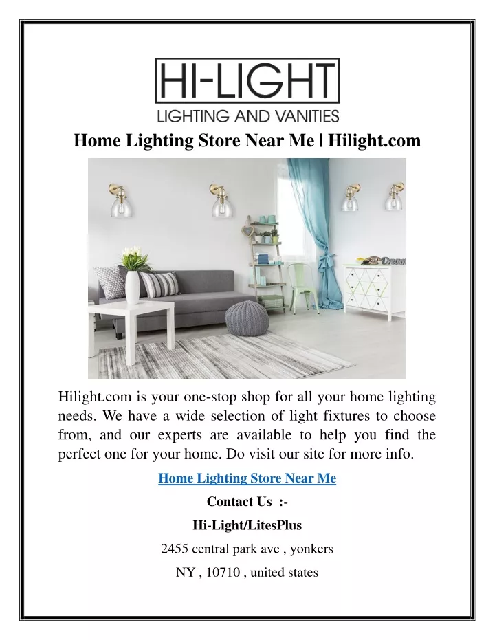 home lighting store near me hilight com