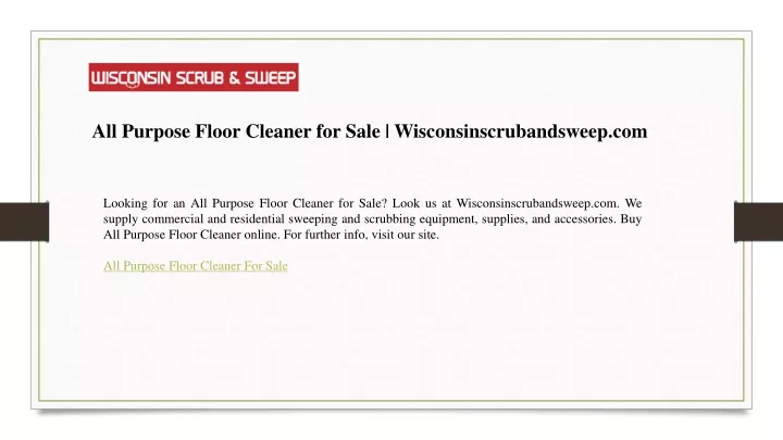 all purpose floor cleaner for sale