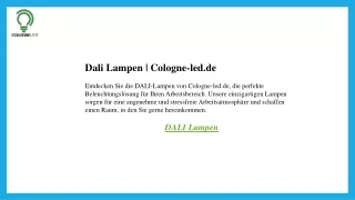 dali lampen cologne led de entdecken sie die dali