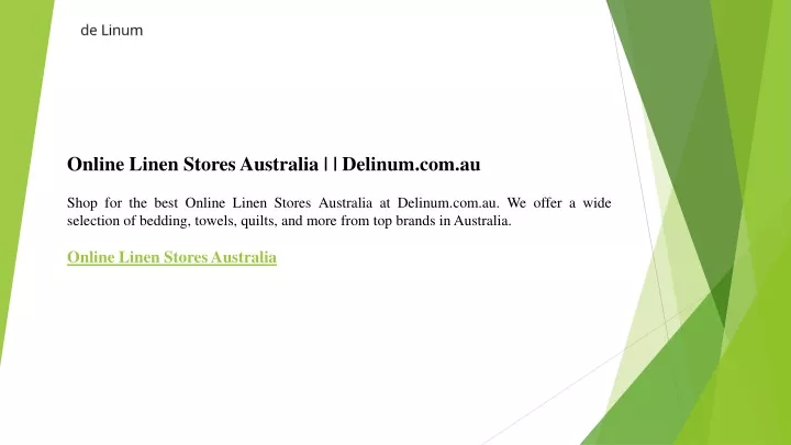 online linen stores australia delinum com au shop