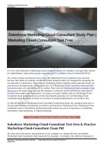 Salesforce Marketing-Cloud-Consultant Study Plan | Marketing-Cloud-Consultant Test Free - slide 1