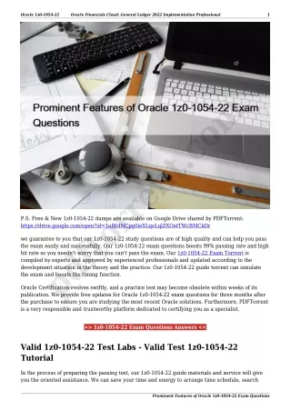 oracle 1z0 1054 22