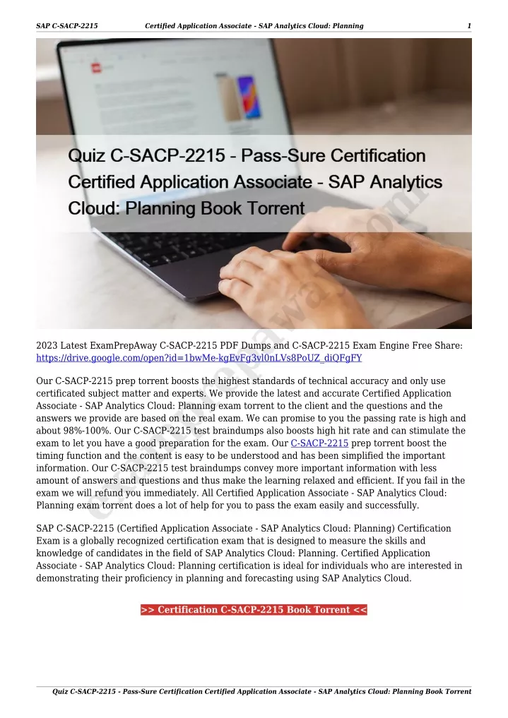 sap c sacp 2215