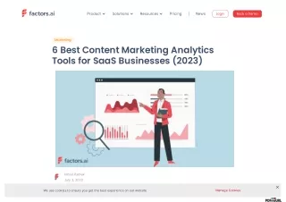 6 Best Content Marketing Analytics Tools for SaaS (2023)