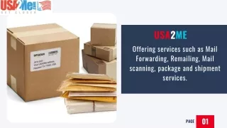Parcel Forwarding Services | USA2ME