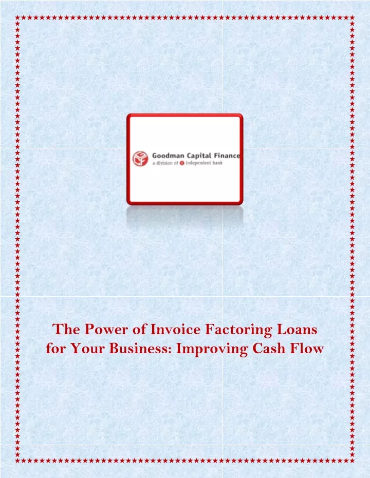 the power of invoice factoring loans for your