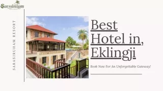 Best Hotel in, Eklingji: Sarasiruham Resort