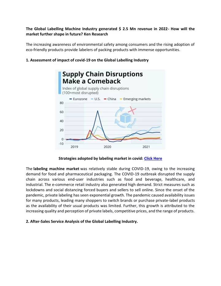 the global labelling machine industry generated