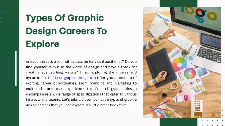 types of graphic design careers to explore