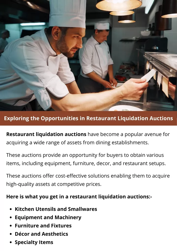 exploring the opportunities in restaurant