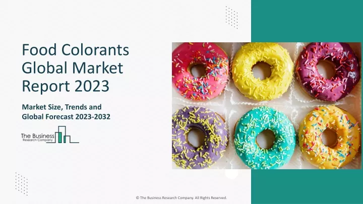 food colorants global market report 2023