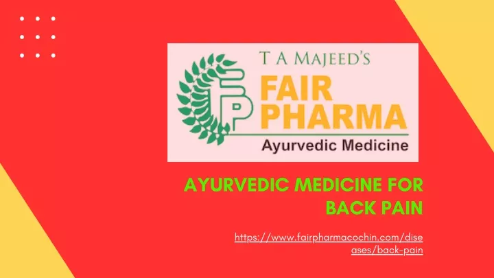 ayurvedic medicine for