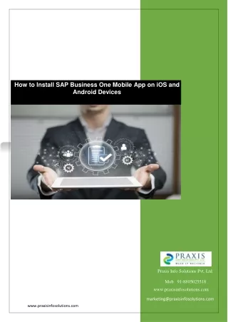 How to Install SAP Business One Mobile App on iOS and Android Devices