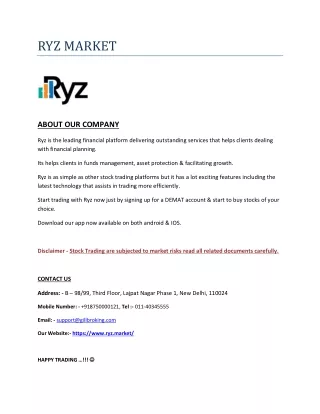 Ryz Docs