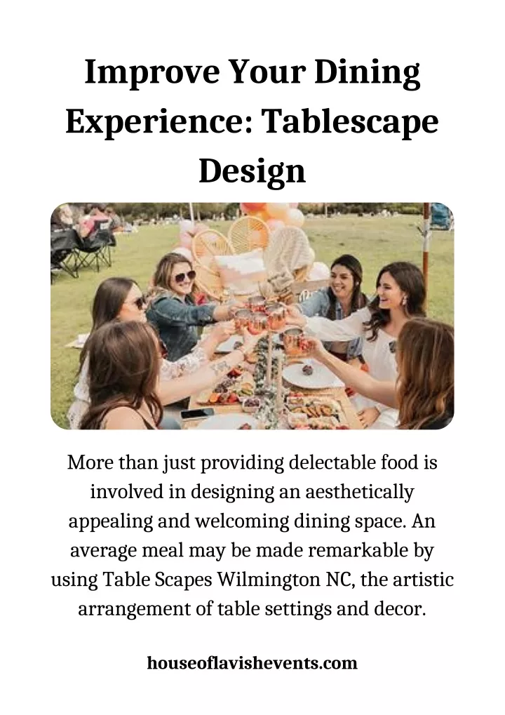 improve your dining experience tablescape design