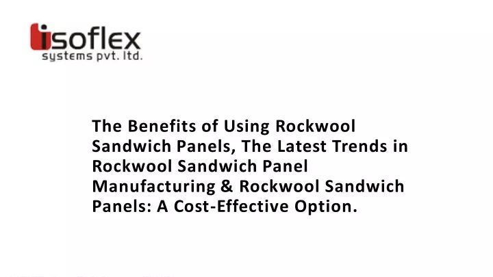 the benefits of using rockwool sandwich panels