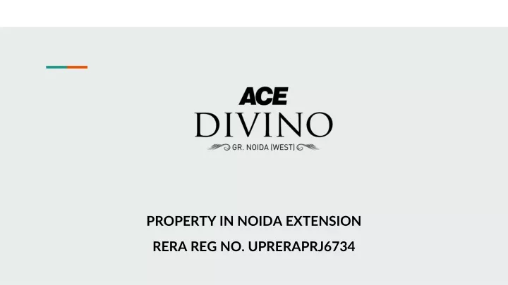 property in noida extension rera reg no upreraprj6734