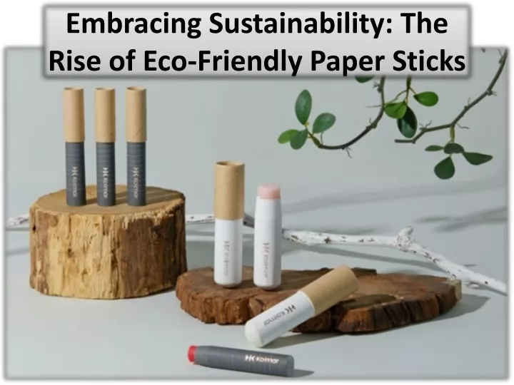 embracing sustainability the rise of eco friendly paper sticks