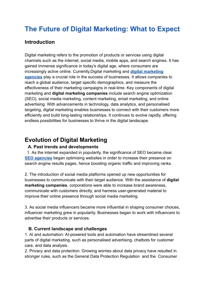 the future of digital marketing what to expect