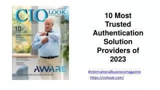 10 most trusted authentication solution providers