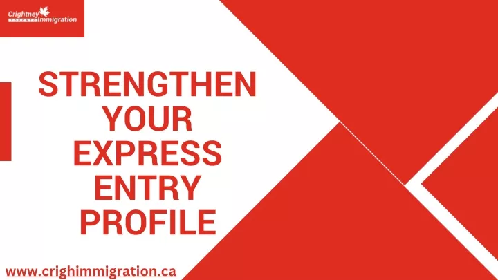 strengthen your express entry profile