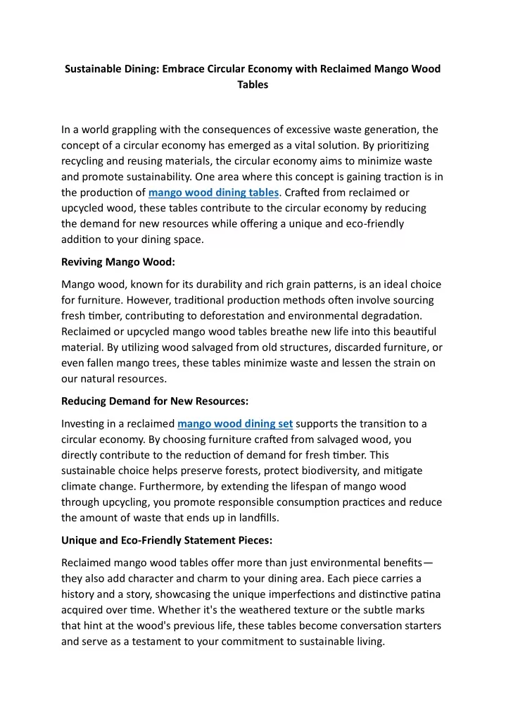 sustainable dining embrace circular economy with