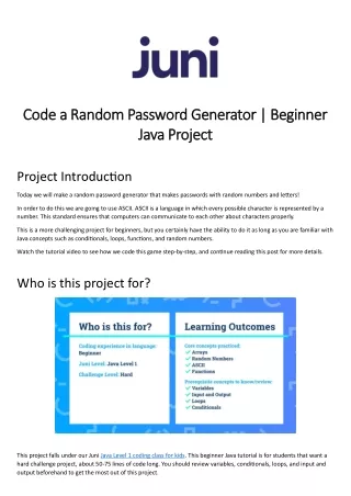 code a random password generator beginner code