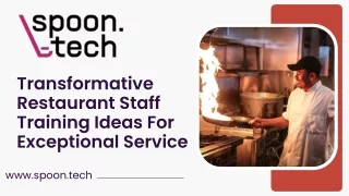 Transformative Restaurant Staff Training Ideas For Exceptional Service