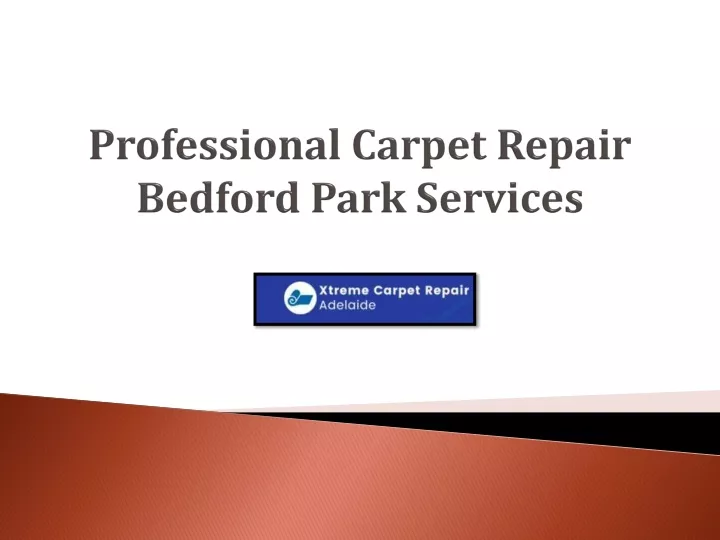 professional carpet repair bedford park services