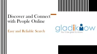 Discover and Connect with People Online - Easy and Reliable Search