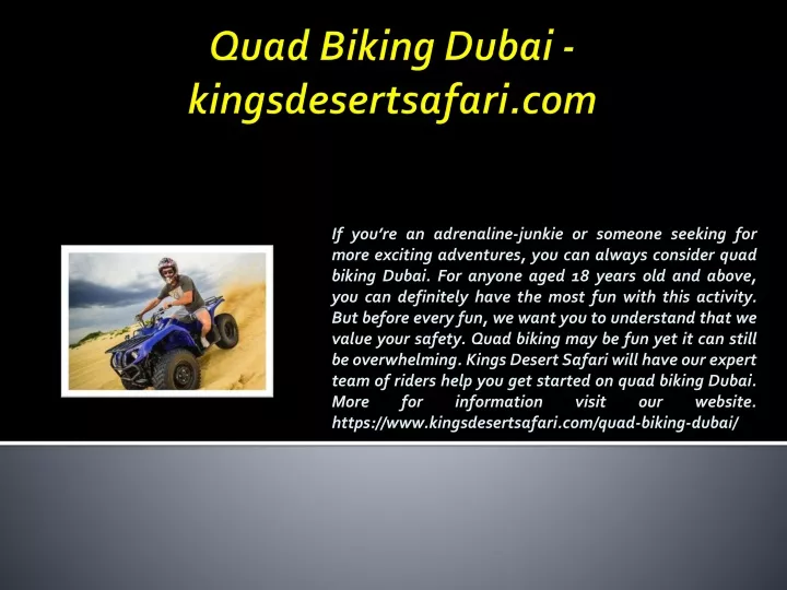 quad biking dubai kingsdesertsafari com