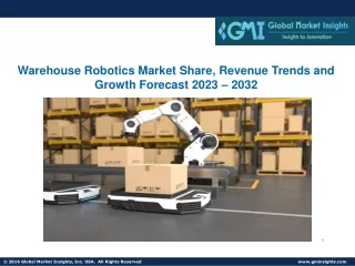 Warehouse Robotics Market Share, Revenue Trends and Growth Forecast 2023 – 2032