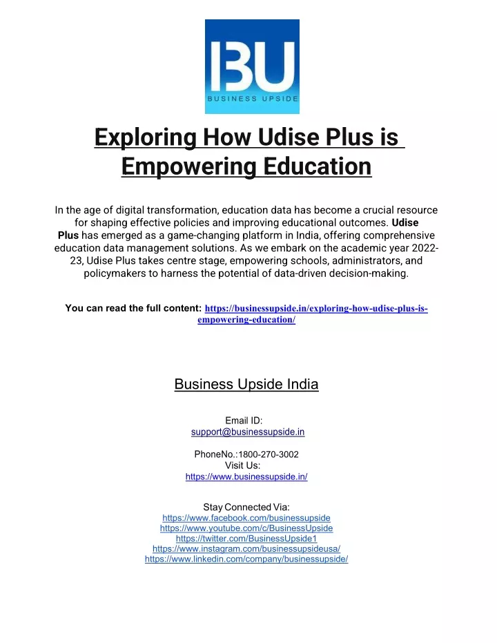 exploring how udise plus is empowering education