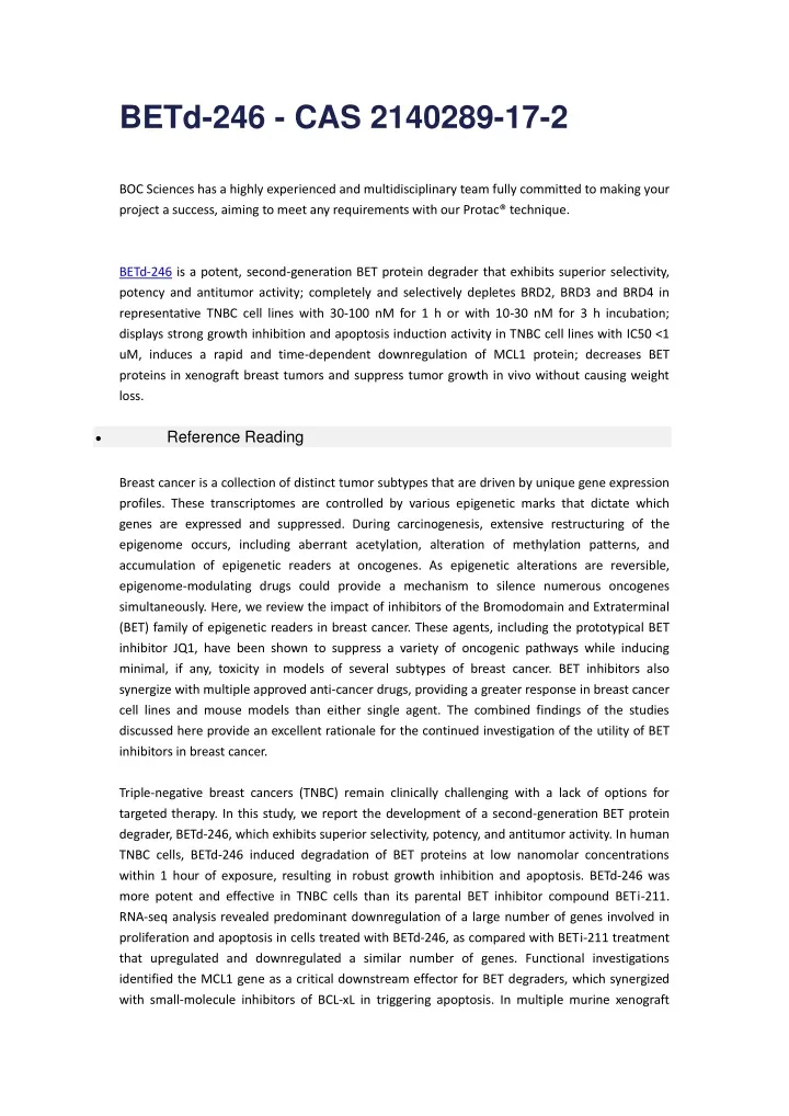 betd 246 cas 2140289 17 2 boc sciences